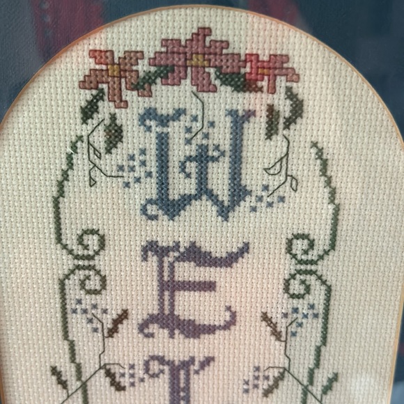 Cross-stitched Welcome - Picture 2 of 4